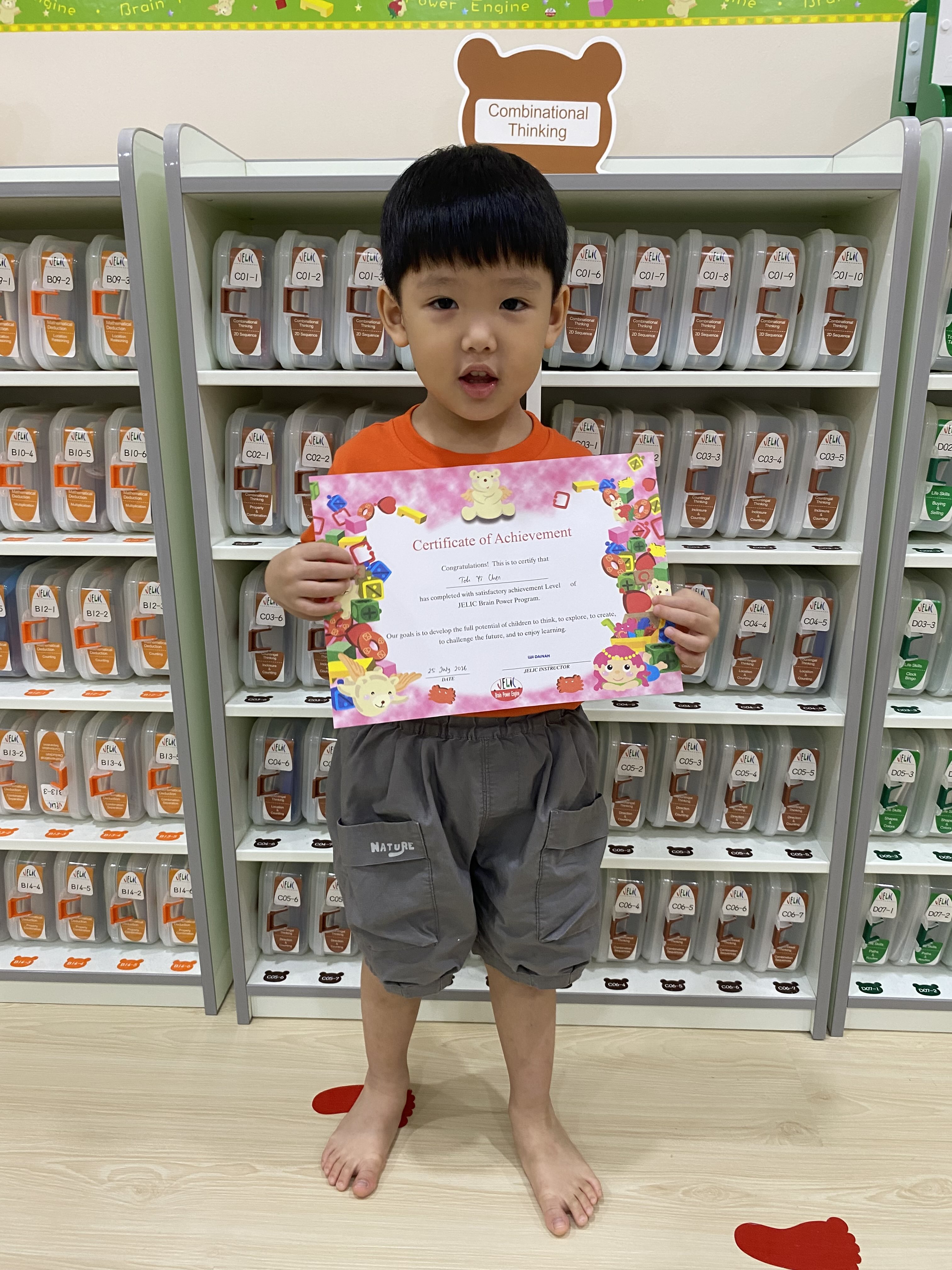 JELIC student achievement certificate - jelic cert6